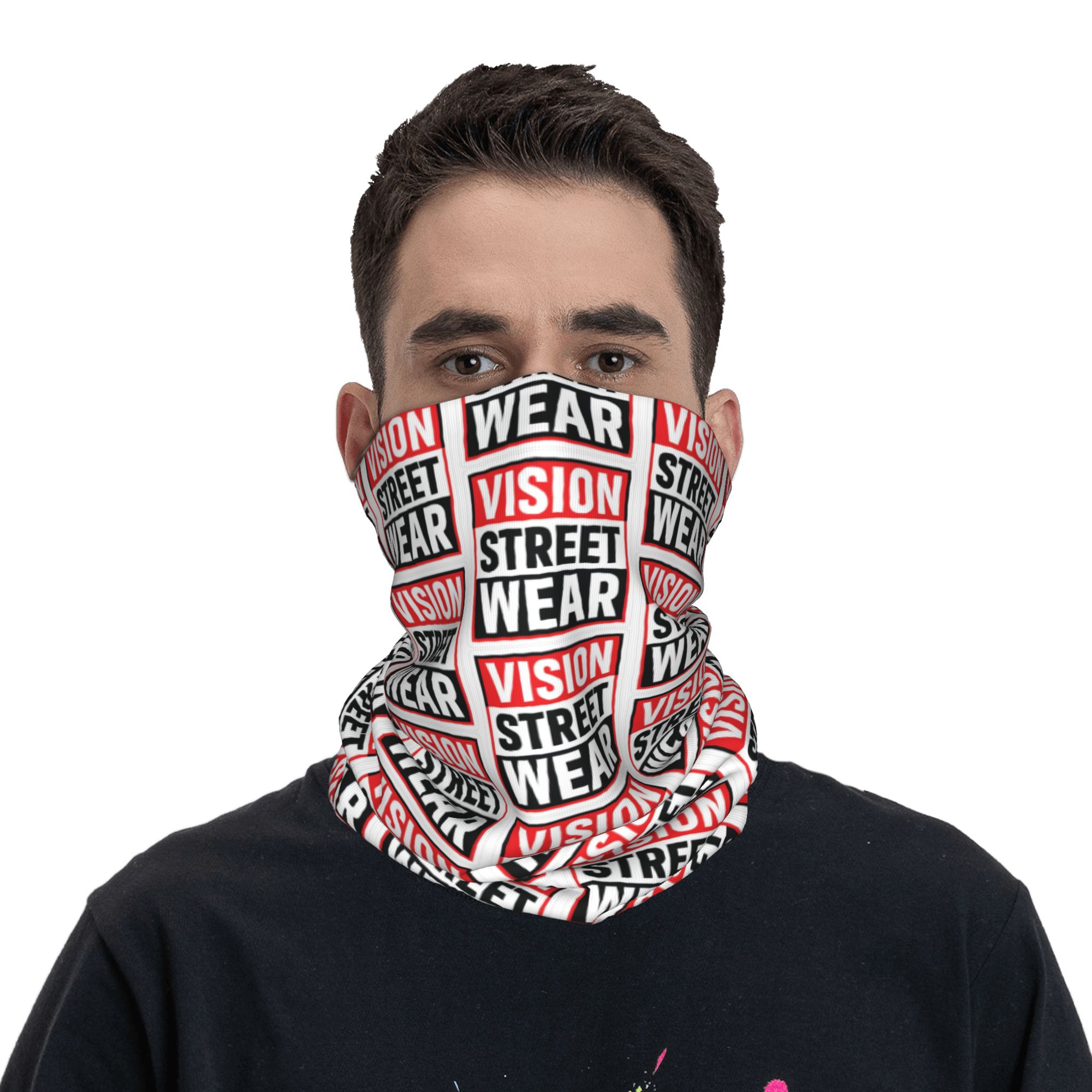 Streetwear Outdoor Brand - Visions Street Wears ผ้าพันคอแบบท่อสำหรับฤดูหนาว ผ้าปิดหน้า ผ้าพันคอสำหรับเล่นสกี