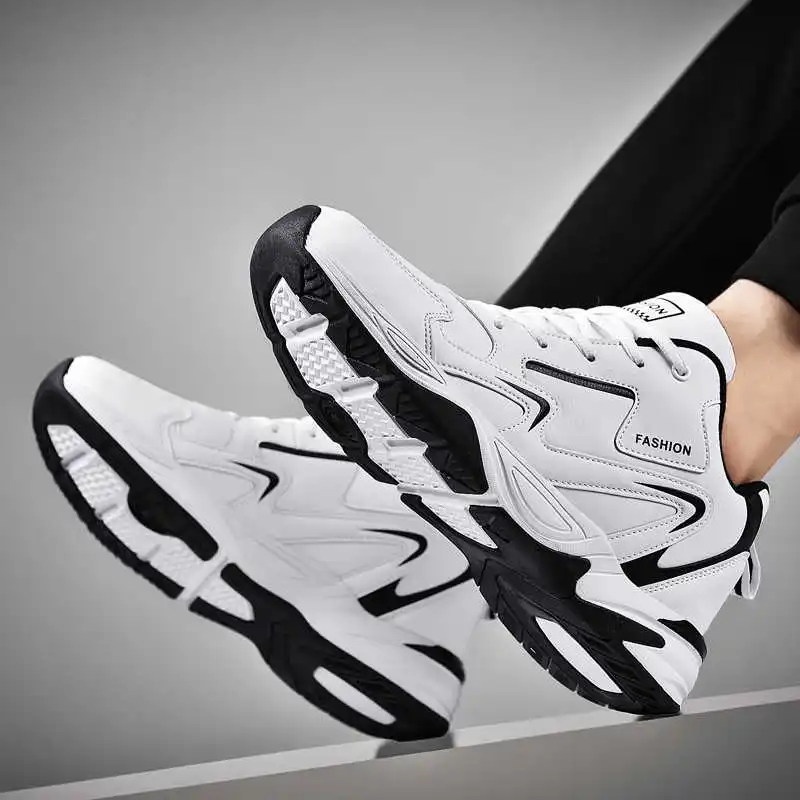 Streetwear Brand Design Ideas - เย็นฤดูใบไม้ผลิ GYM รองเท้าผ้าใบ Casual Loafers Mens