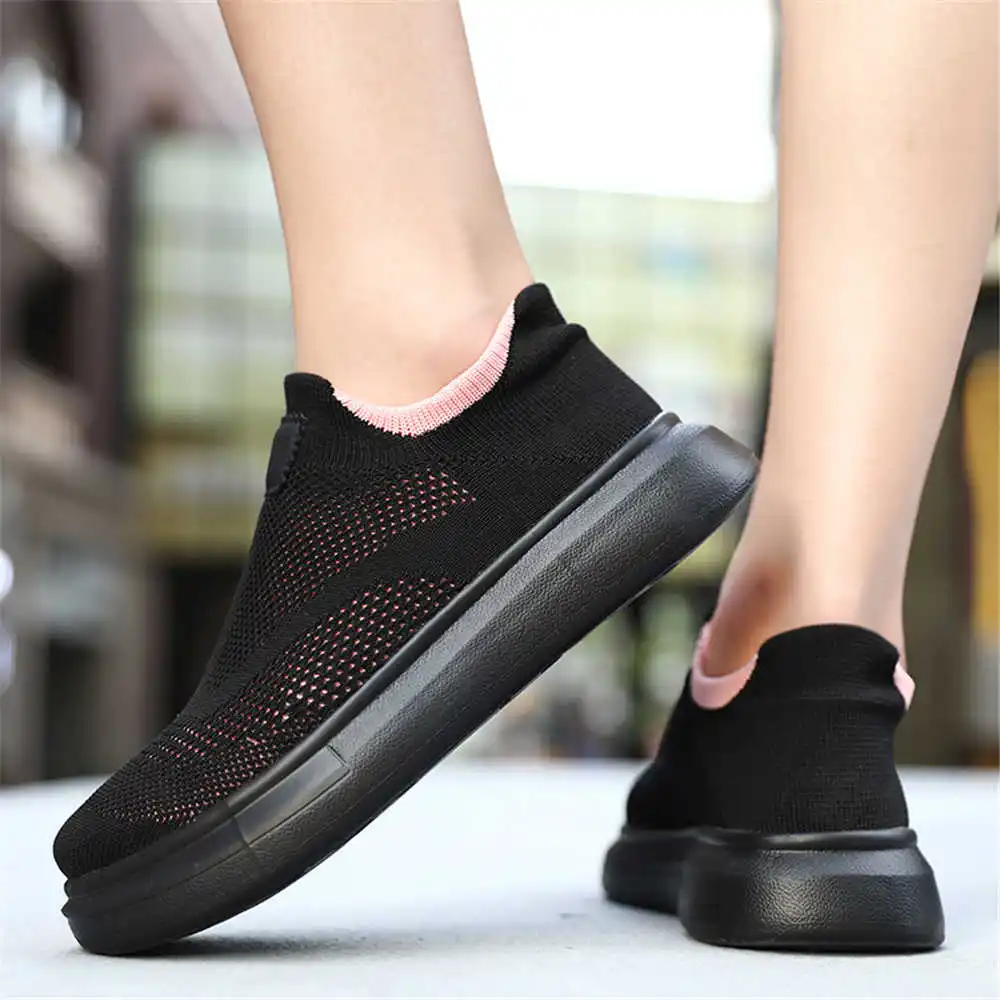 Streetwear Brand Design Ideas - ถุงน่องแพลตฟอร์มรองเท้าสีน้ำตาลสำหรับผู้หญิงรองเท้าผ้าใบออกแบบสเก็ตบอร์ดผู้หญิงเทนนิสสาว2-7ปียิมกีฬา