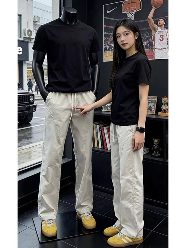 กางเกงลำลองผ้าไหมน้ำแข็งแห้งเร - Streetwear Outdoor Brand บทวิจารณ์และราคา
