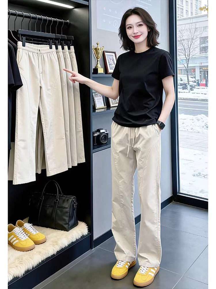 กางเกงลำลองผ้าไหมน้ำแข็งแห้งเร - Streetwear Outdoor Brand บทวิจารณ์และราคา