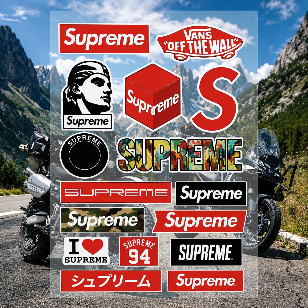 ชุดสติกเกอร์แบรนด์ A-s-supreme - Supreme Brand Streetwear บทวิจารณ์และราคา