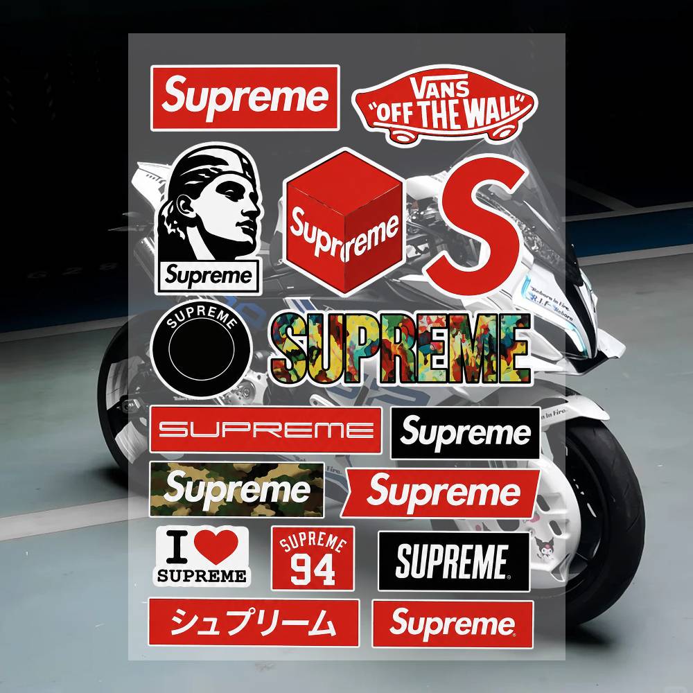 ชุดสติกเกอร์แบรนด์ A-s-supreme - Supreme Brand Streetwear บทวิจารณ์และราคา