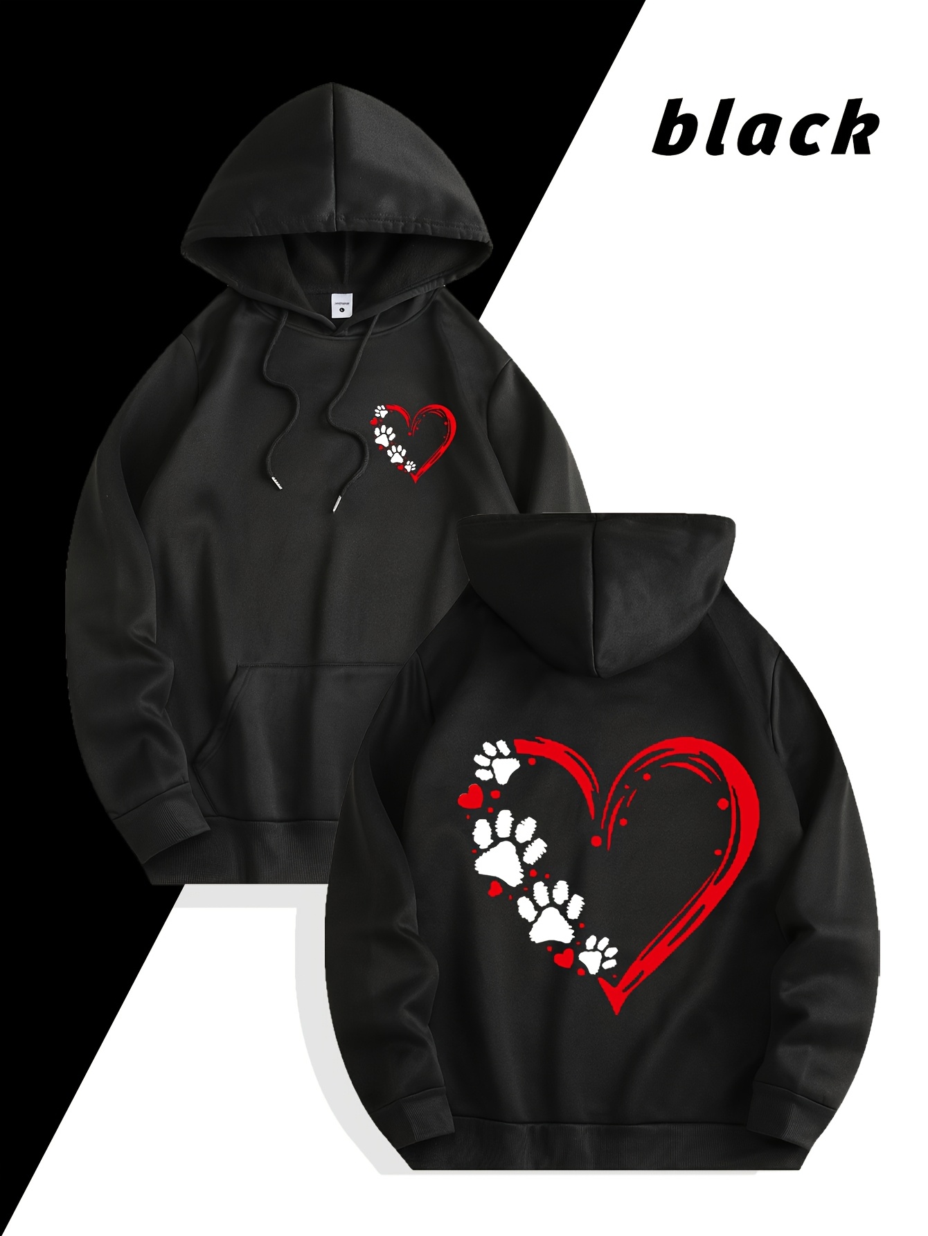 เสื้อสเวตเชิ้ตผู้ชายลายหัวใจแบ - Streetwear Outdoor Brand บทวิจารณ์และราคา